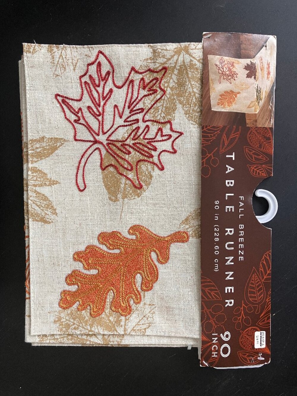FALL TABLE RUNNER 90" - Picture 6 of 6